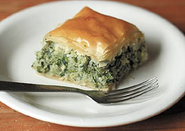 Afbeelding: Brandnetel-spanakopita